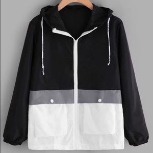 SHEIN Colour Block Windbreaker